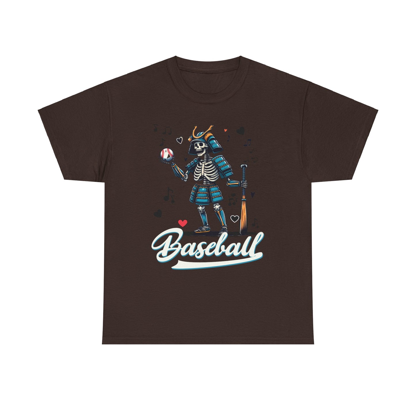 Baseball, Skeleton Samurai, Dodgers, Angels, Padres, Red Sox, Tigers, Mets, Cubs, Blue Jays, Cardinals, Japanese, Unisex 100% Cotton Tee