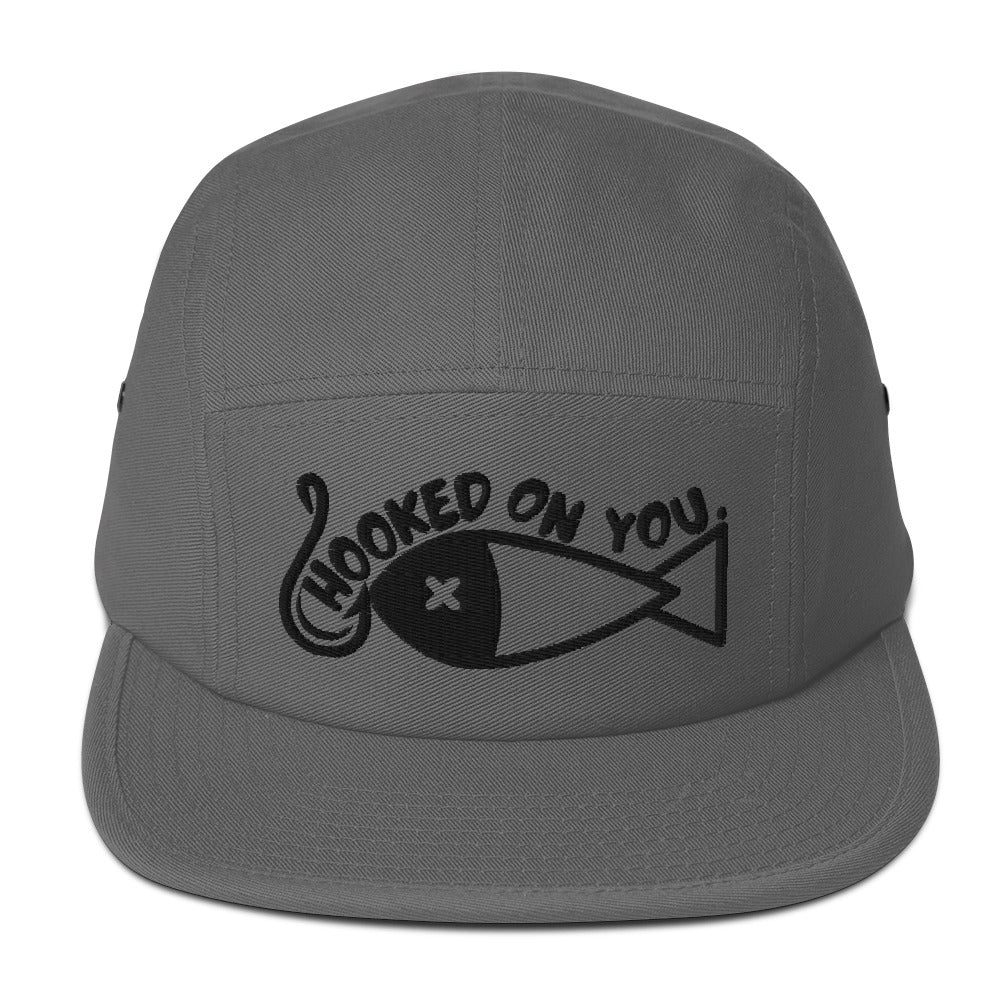 Hooked on you Five Panel Cap