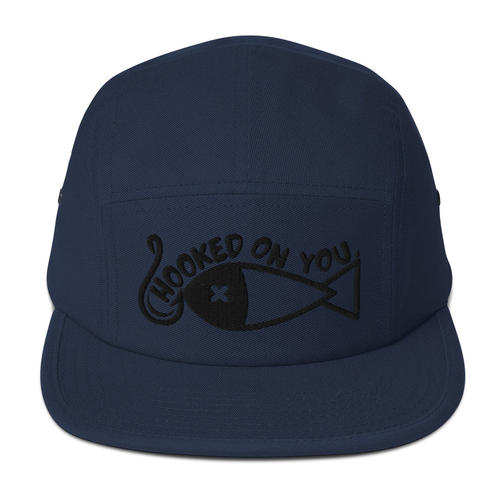 Hooked on you Five Panel Cap