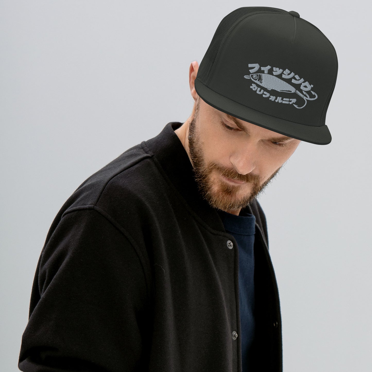 Fishing California, Japanese katakana、Trucker Cap