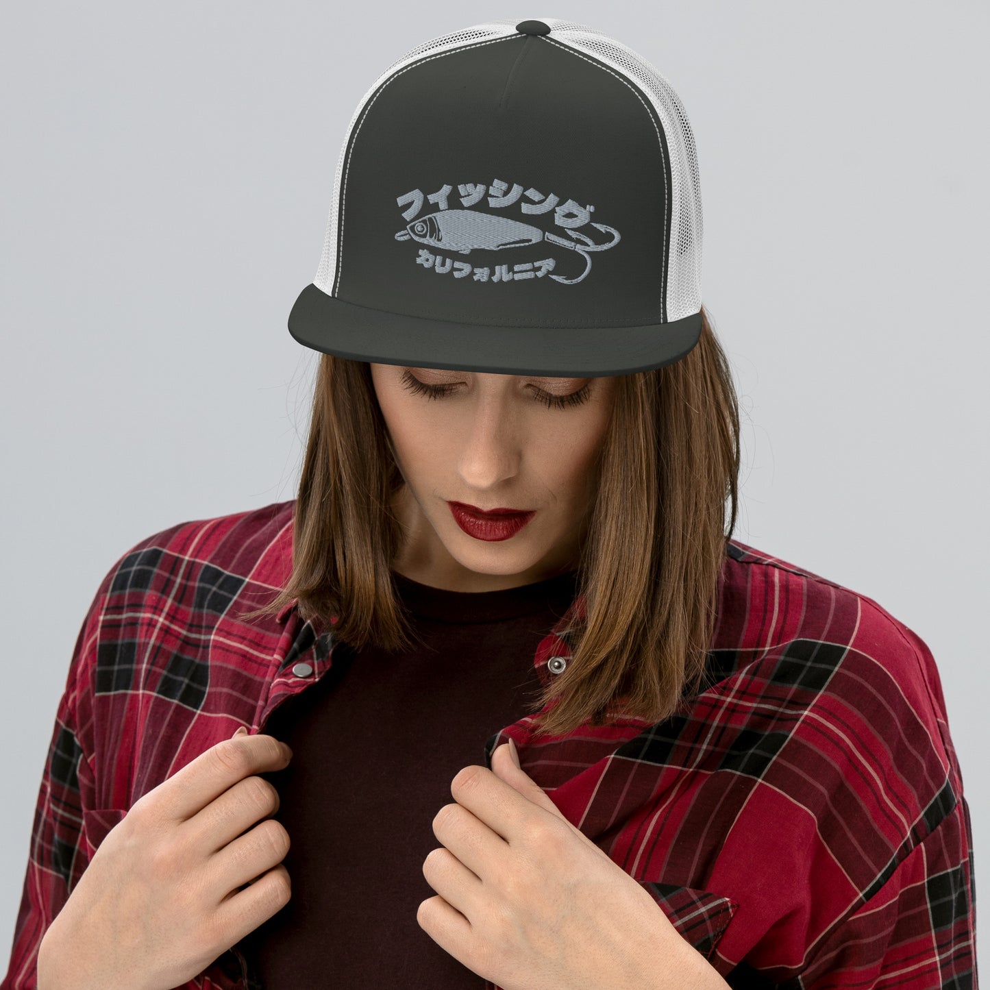 Fishing California, Japanese katakana、Trucker Cap