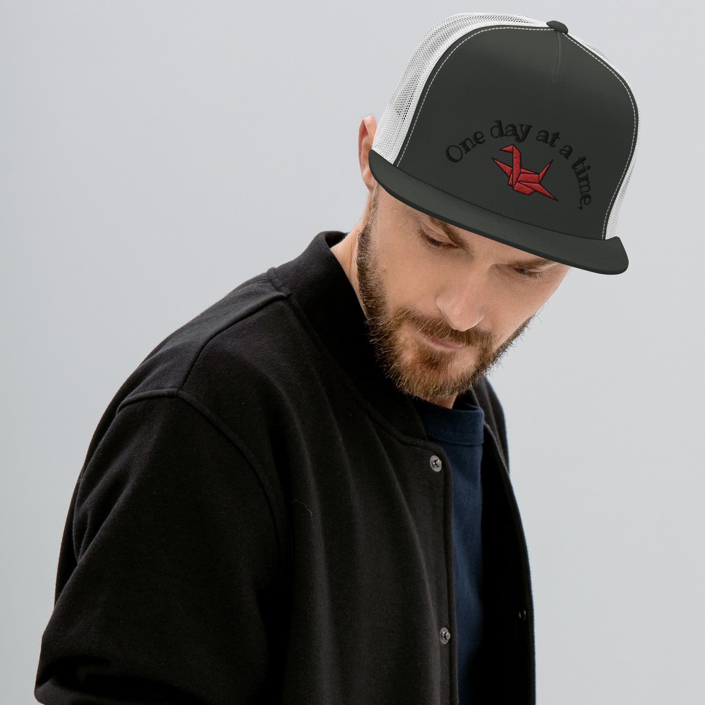 ORIGAMI, orizuru, cranes, Trucker Cap