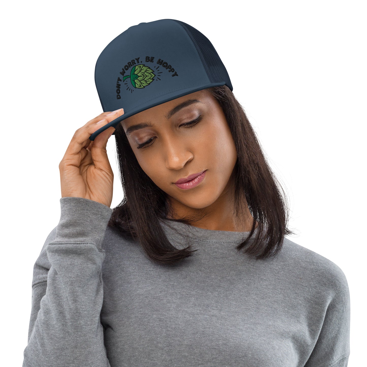 Don’t worry, be hoppy beer Trucker Cap