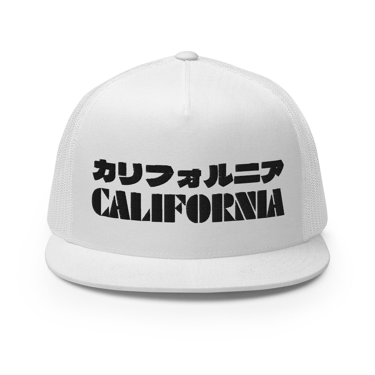 California Japanese Katakana Trucker Cap