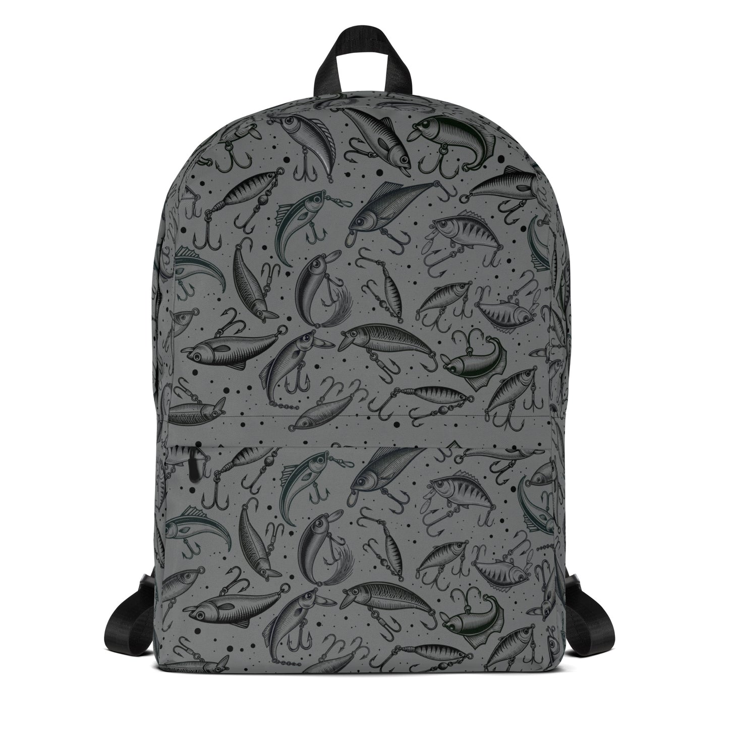 Fishing backpack, Lure, Gift For Him, Gift For Fishing Lover, College Laptop Bag, Travel Backpack Backpack