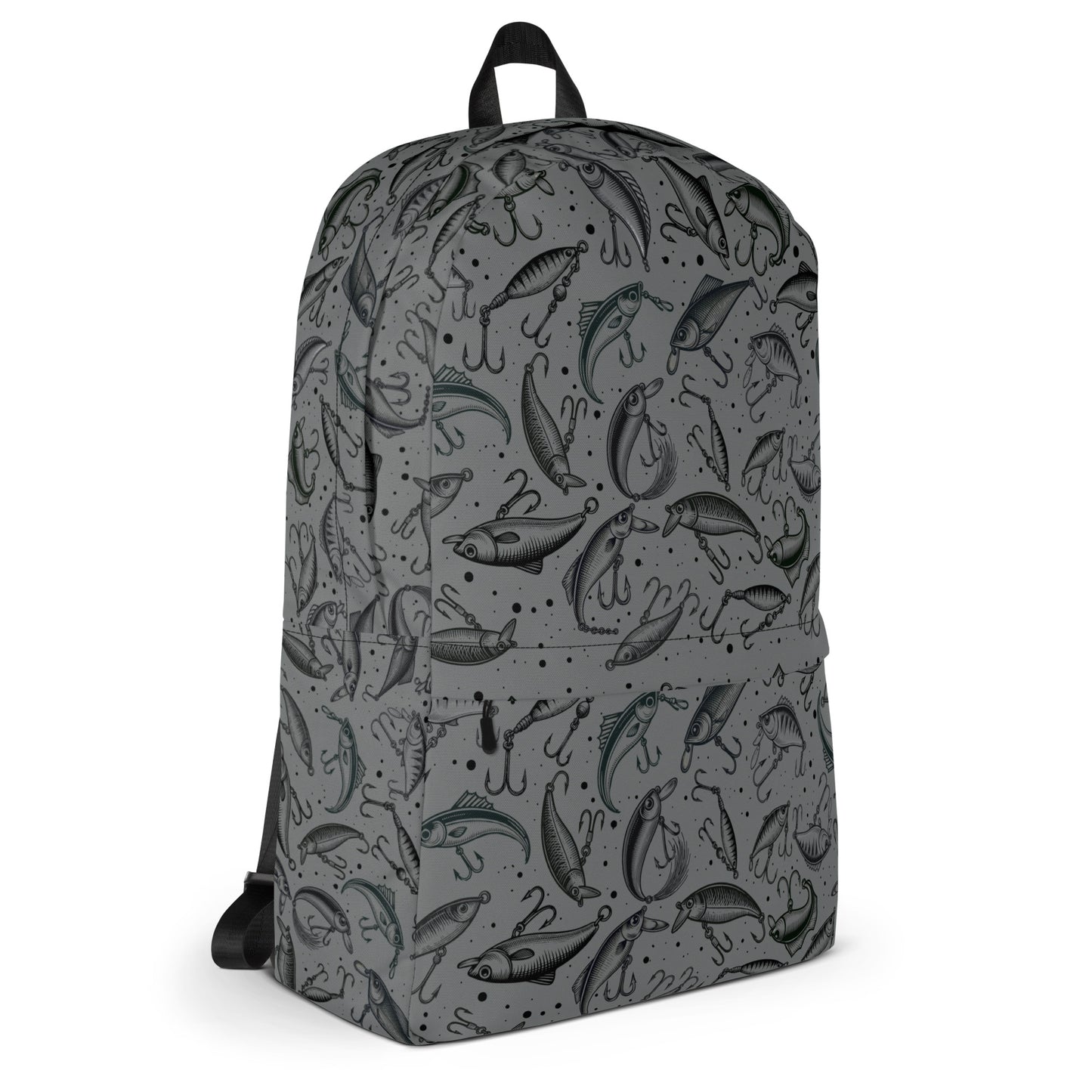 Fishing backpack, Lure, Gift For Him, Gift For Fishing Lover, College Laptop Bag, Travel Backpack Backpack
