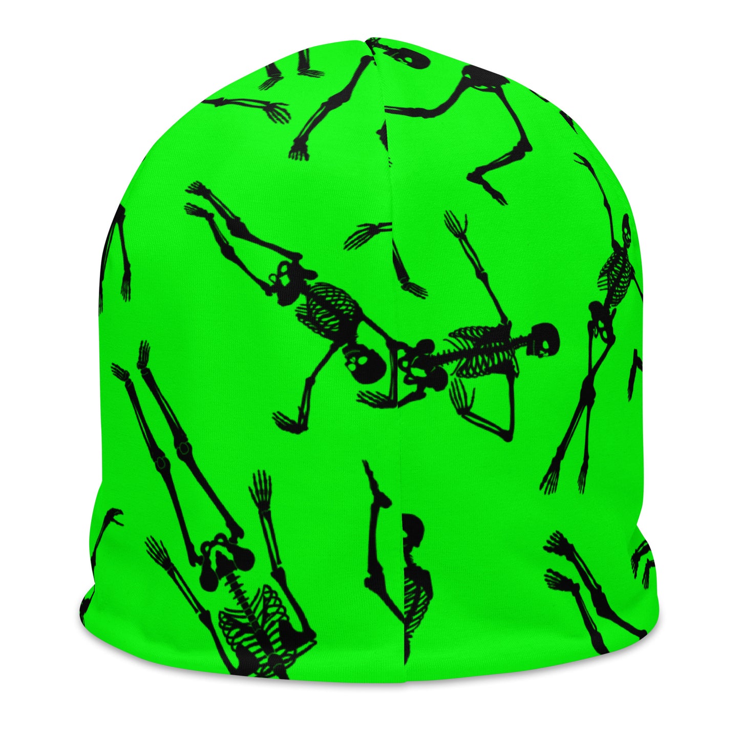 Skeleton green All-Over Print Beanie