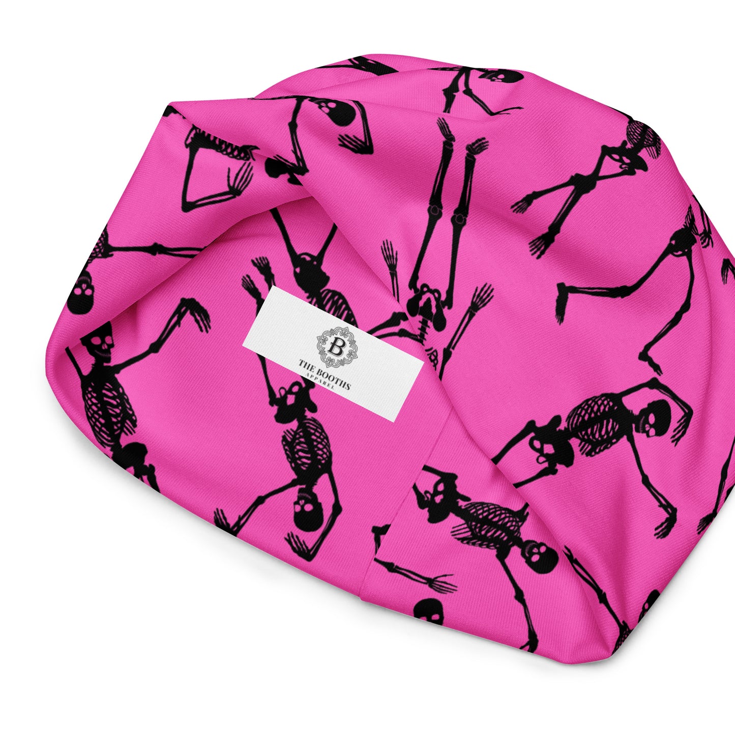 Skeleton Pink All-Over Print Beanie