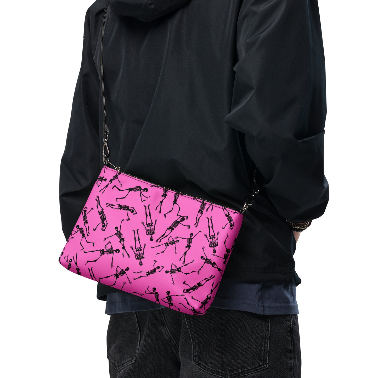 Skeleton Pink Crossbody bag