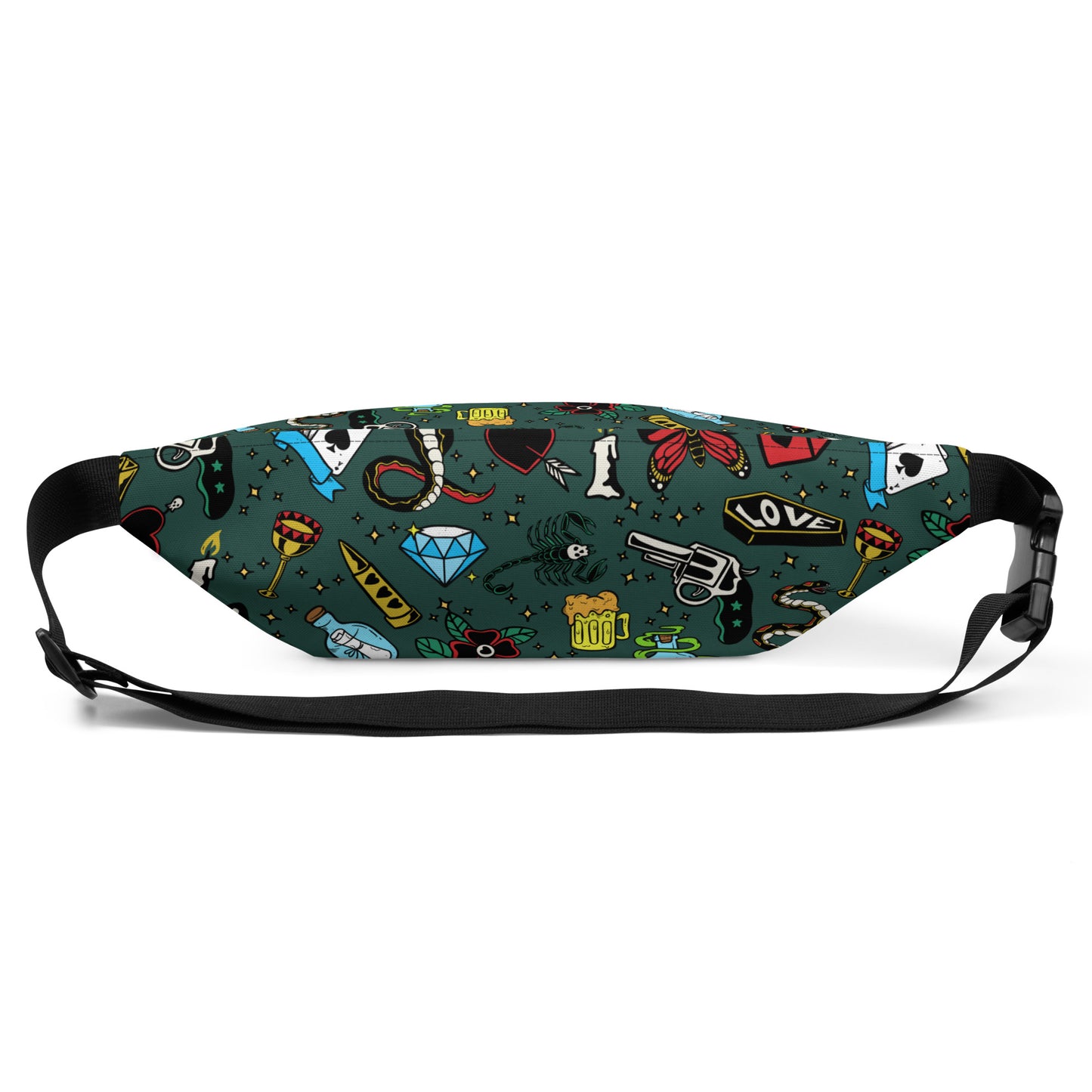Tattoo Green Fanny Pack