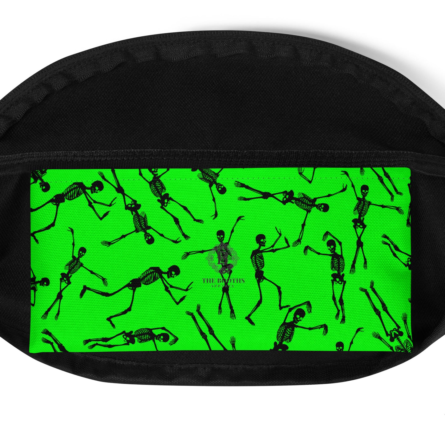 Skeleton green Fanny Pack