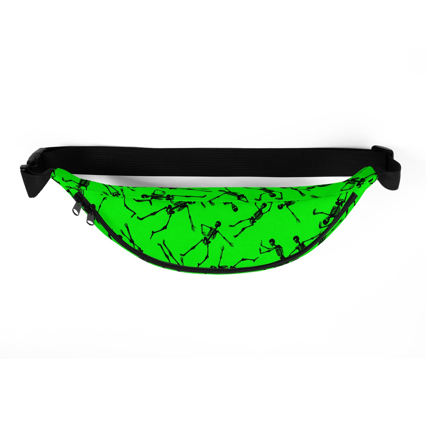 Skeleton green Fanny Pack
