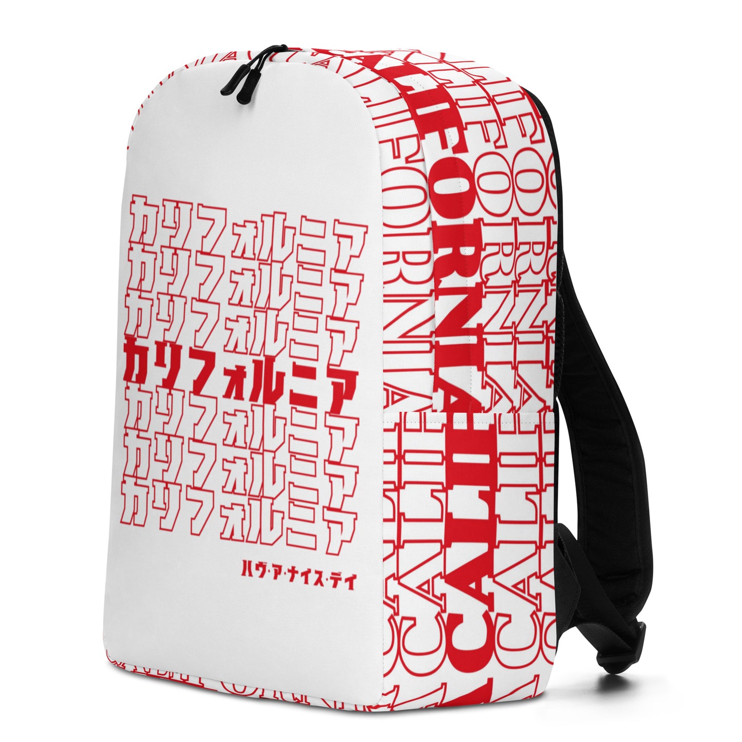 California, Japanese, Katakana, Nihongo, Have a good day Minimalist Backpack