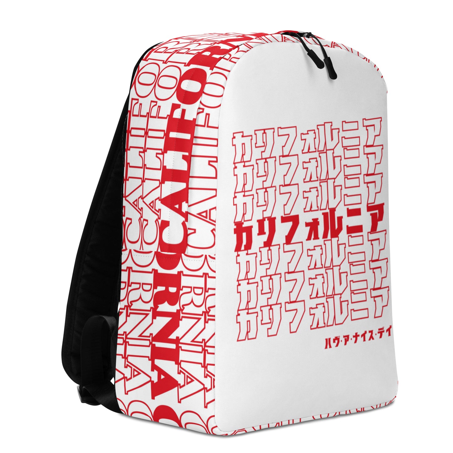California, Japanese, Katakana, Nihongo, Have a good day Minimalist Backpack