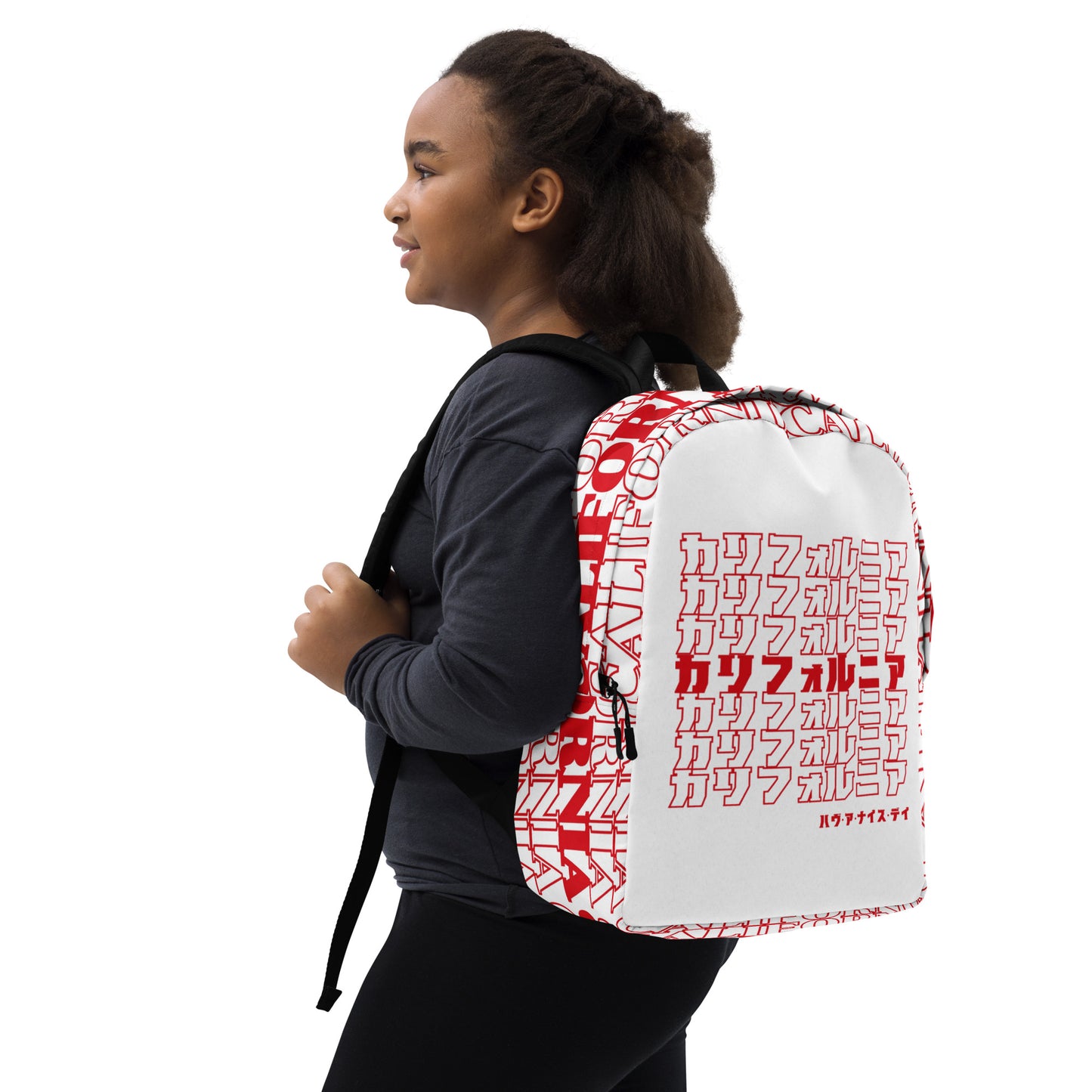 California, Japanese, Katakana, Nihongo, Have a good day Minimalist Backpack