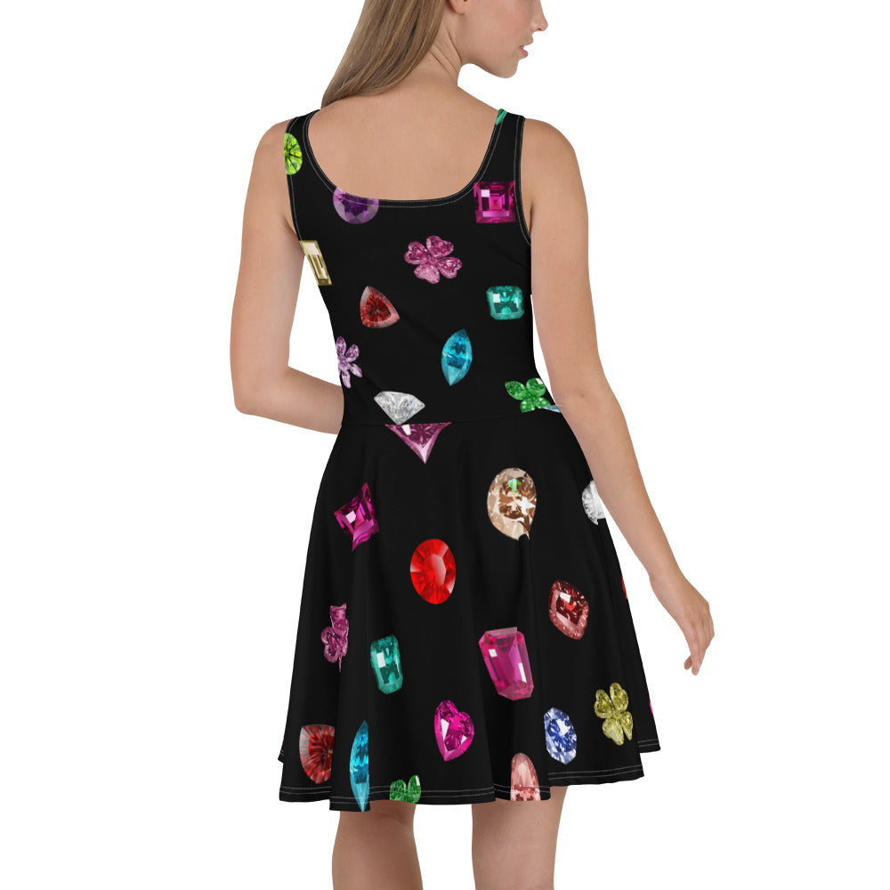 Heart Jewelry Skater Dress