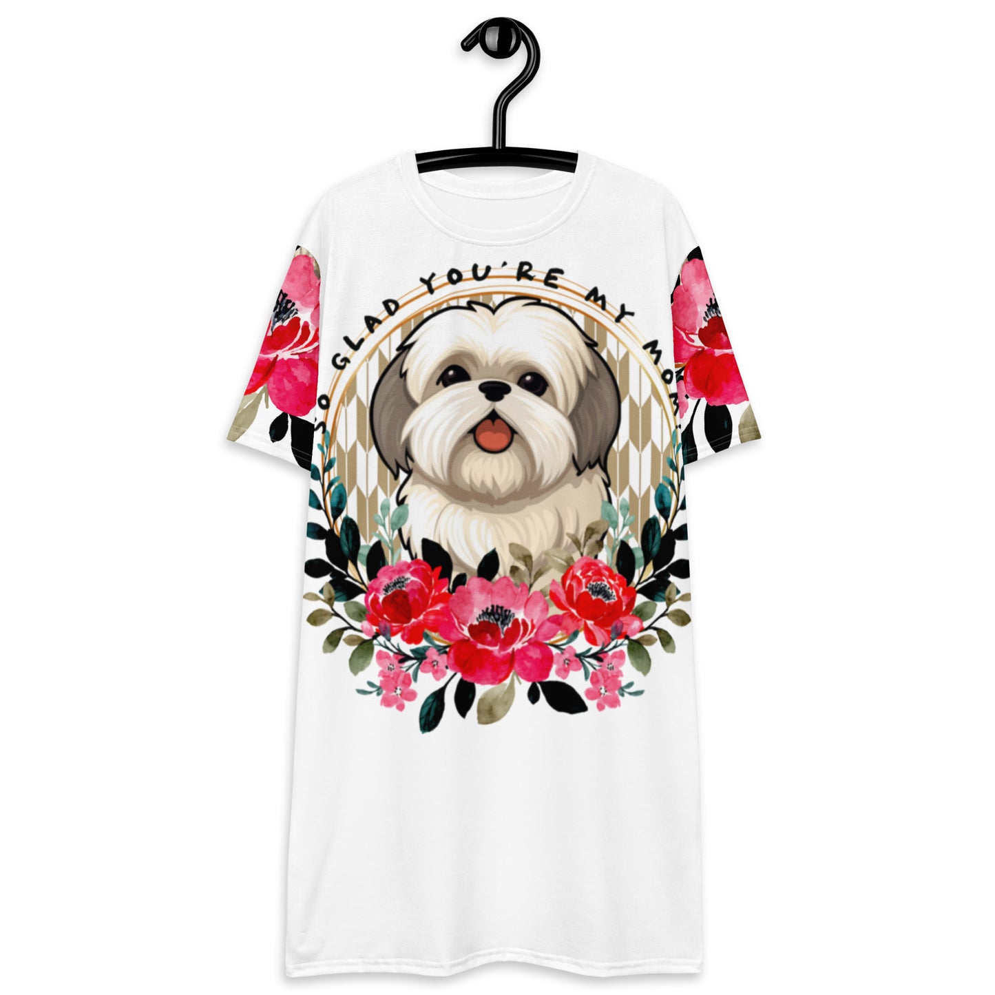 Shih Tzu Mom Dog T-shirt dress