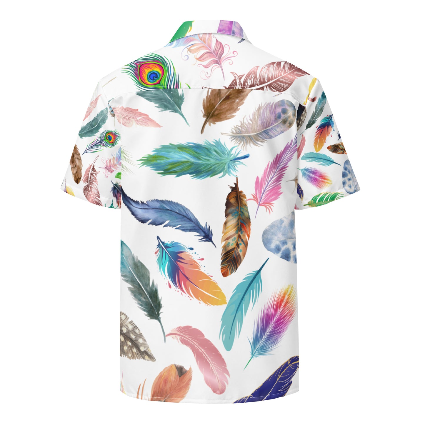 Feather Unisex button shirt