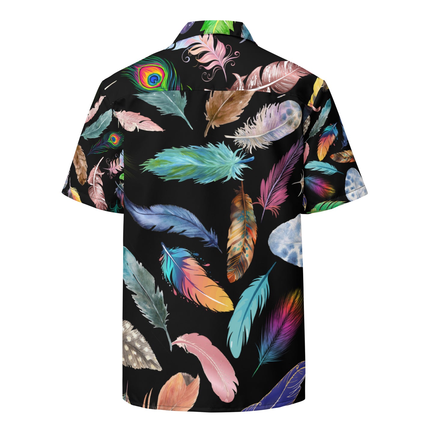 Feather Unisex button shirt
