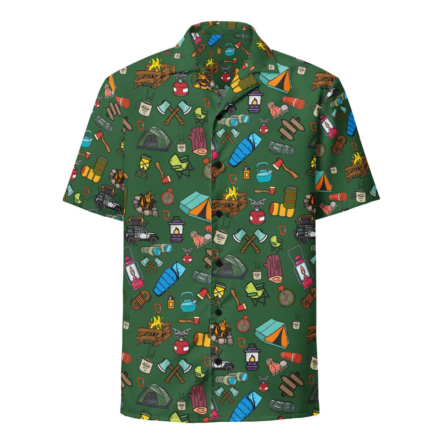 Camping Unisex button shirt, Camping , Daily Use, Camping Tool, Camping Lover, Gift For Him, Gift For Her, Gift For Camper, Unique, Kawaii, Camping Unisex button shirt
