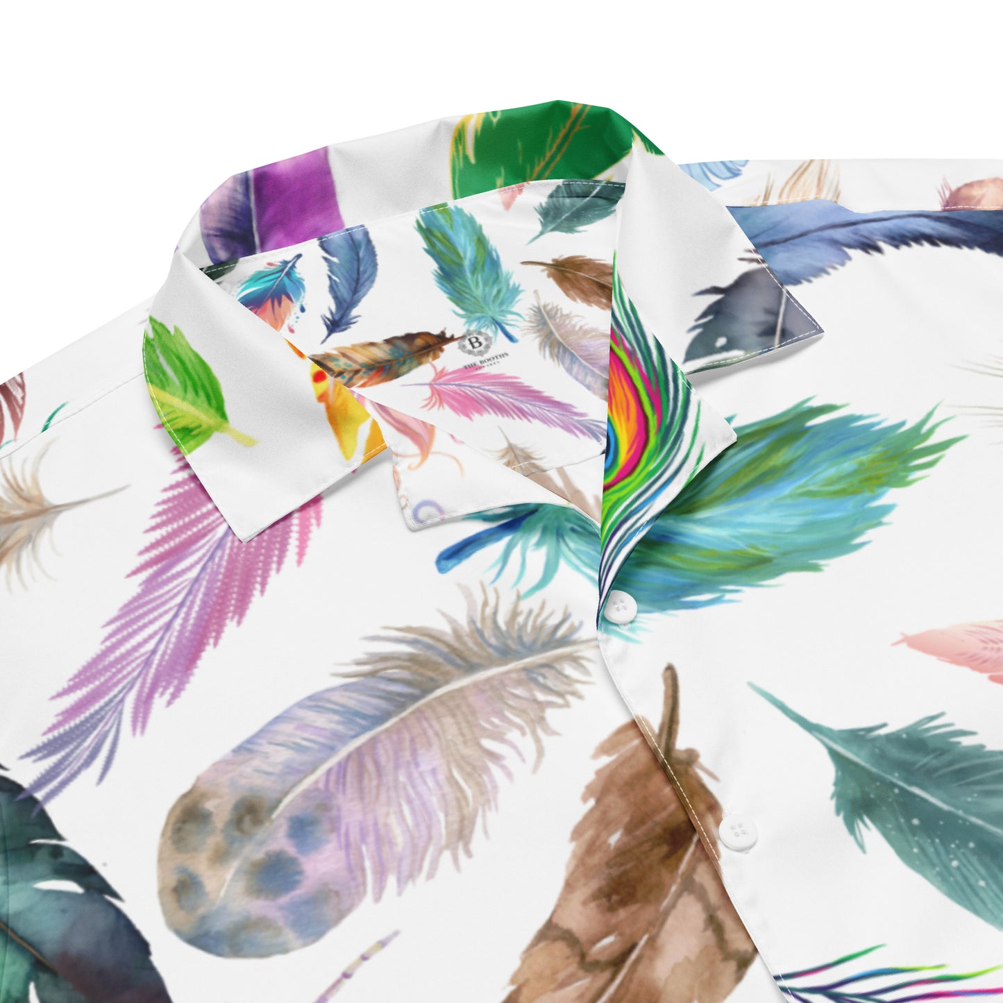Feather Unisex button shirt