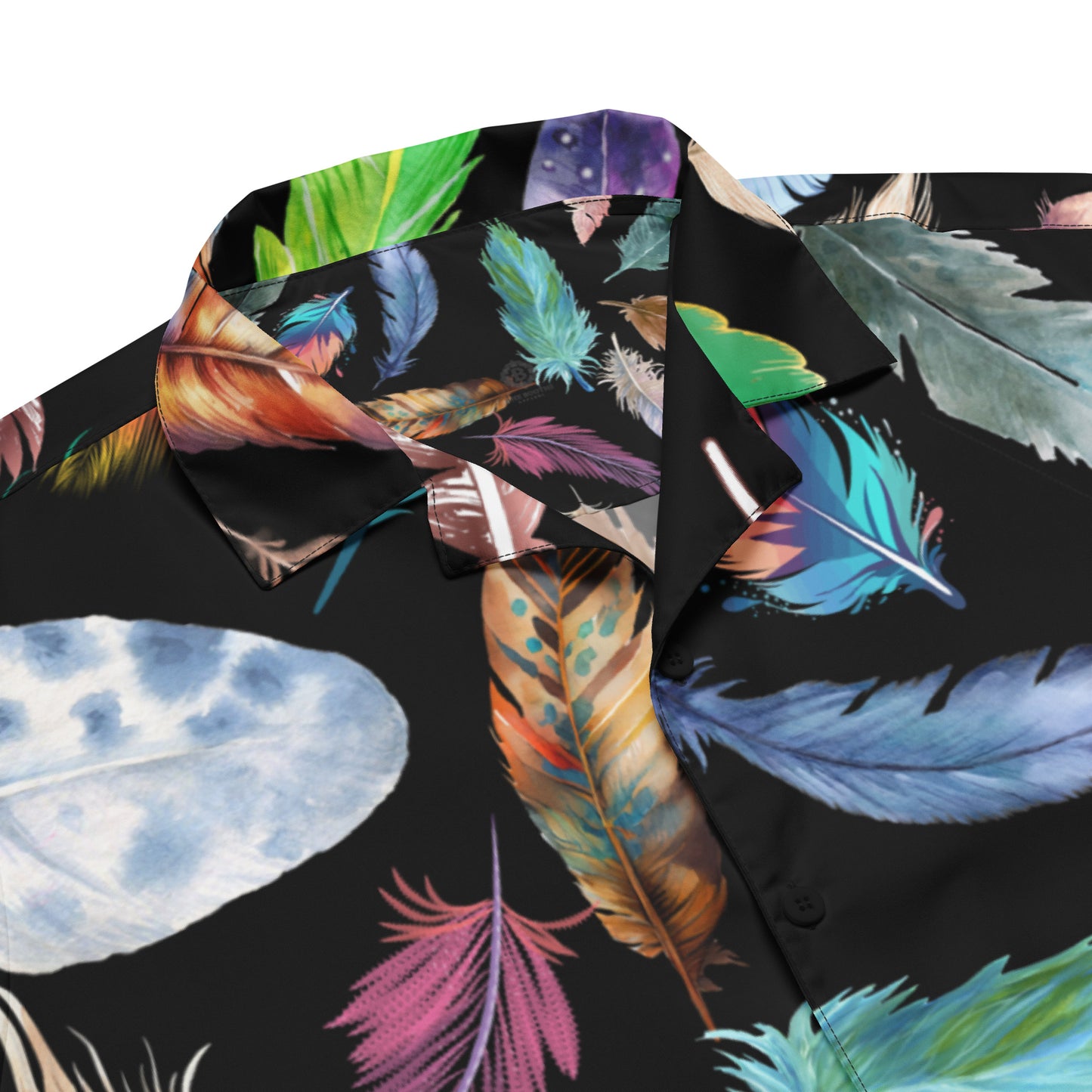 Feather Unisex button shirt