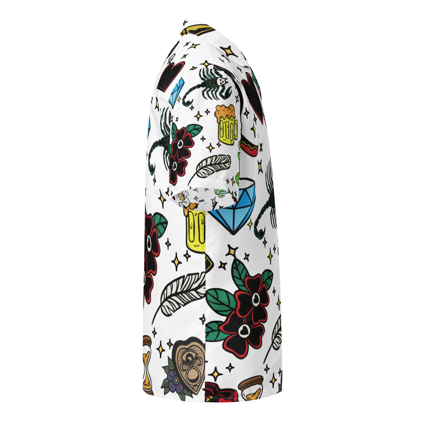 Tattoo Unisex button shirt