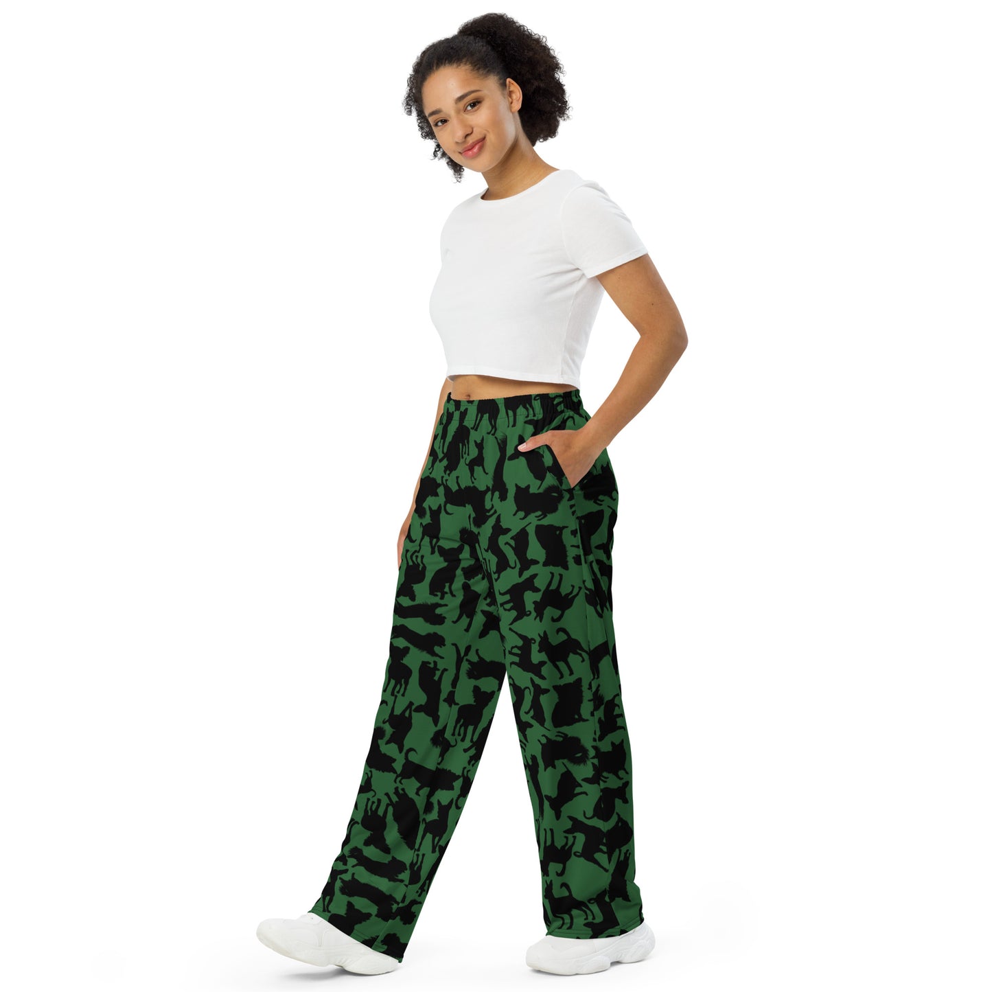 Chihuahua, Chihuahua, Chihuahua Lover, Dog Lover, Kawaii, Chihuahua Dog Mom, Dog Lover, Mother's day Gift, All-over print unisex wide-leg pants