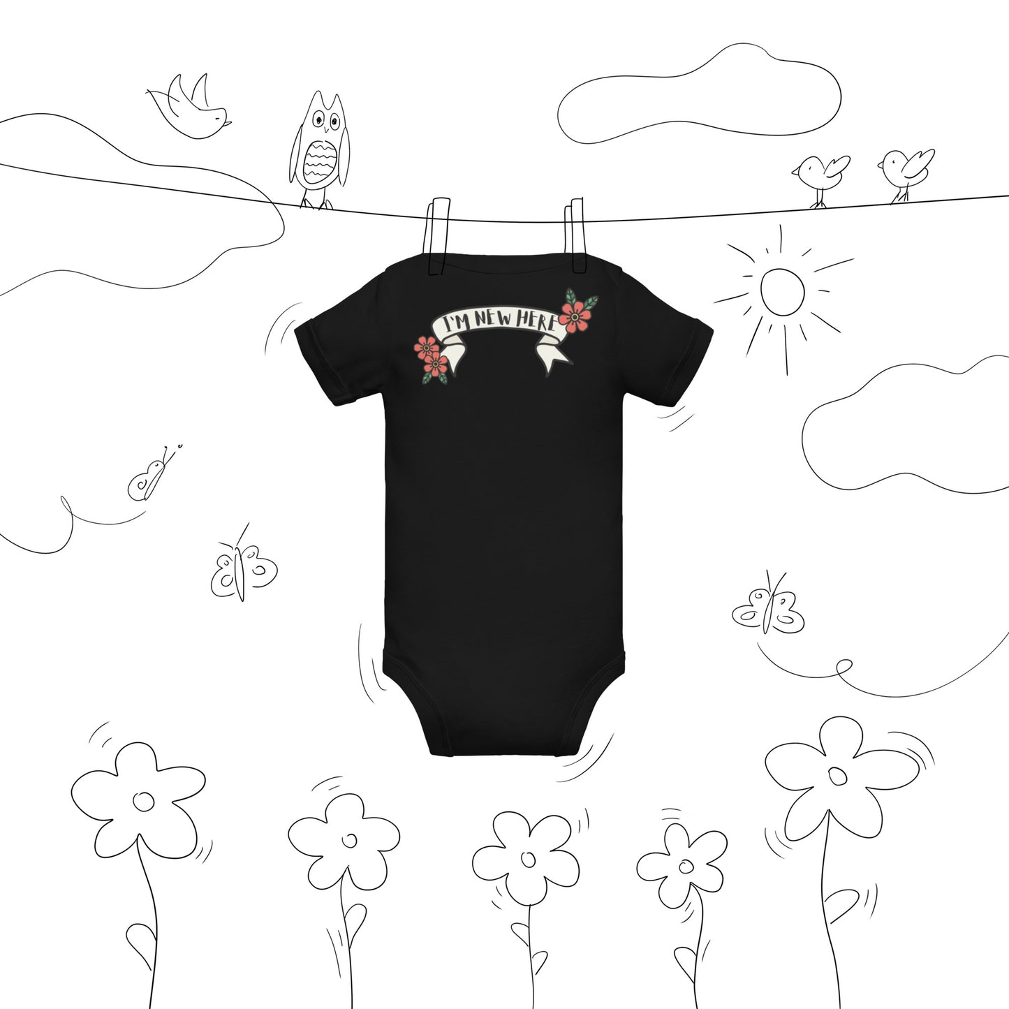 Best Gift Ever, Baby short sleeve bodysuit, Christmas Gift,