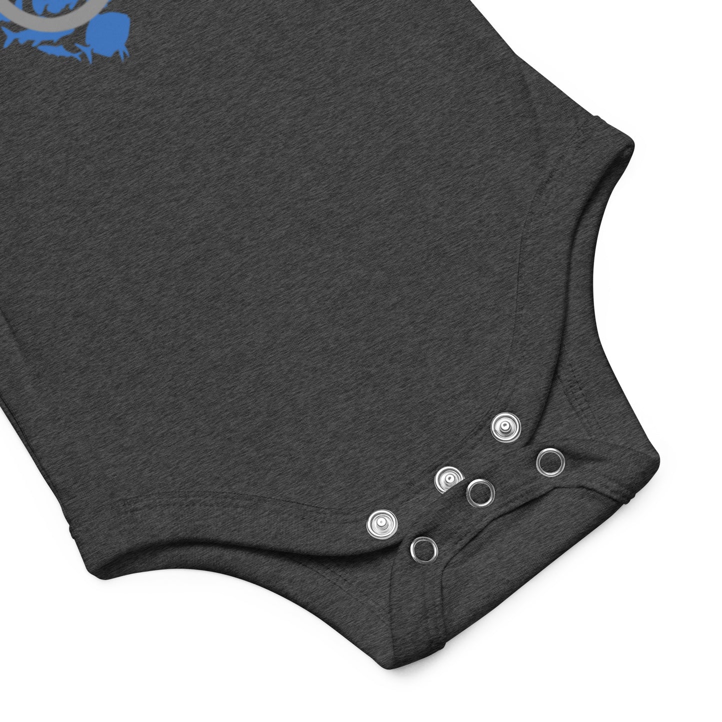 Fishing Lover Blue Baby short sleeve Bodysuit