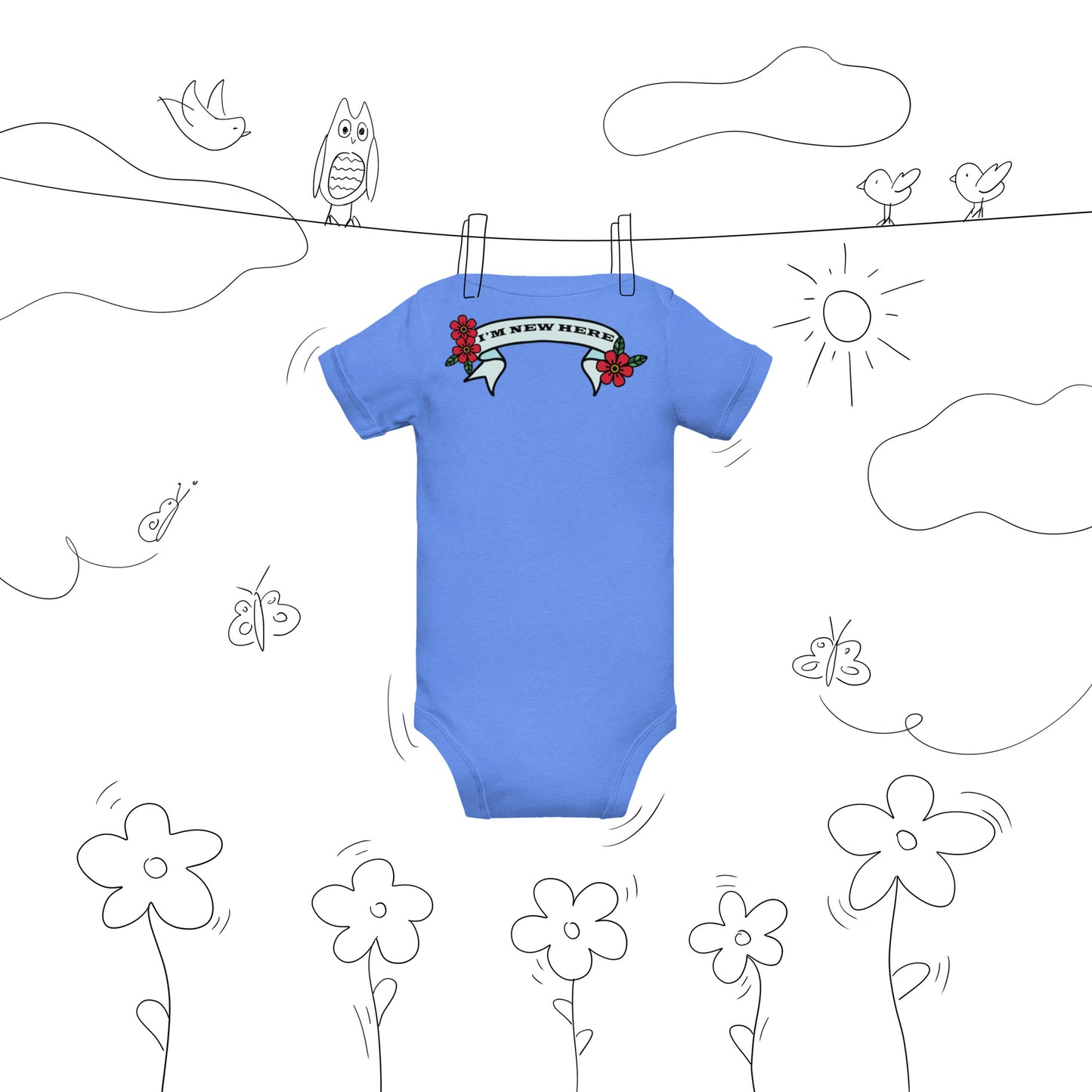 Best Gift Ever Stork with Baby bodysuit