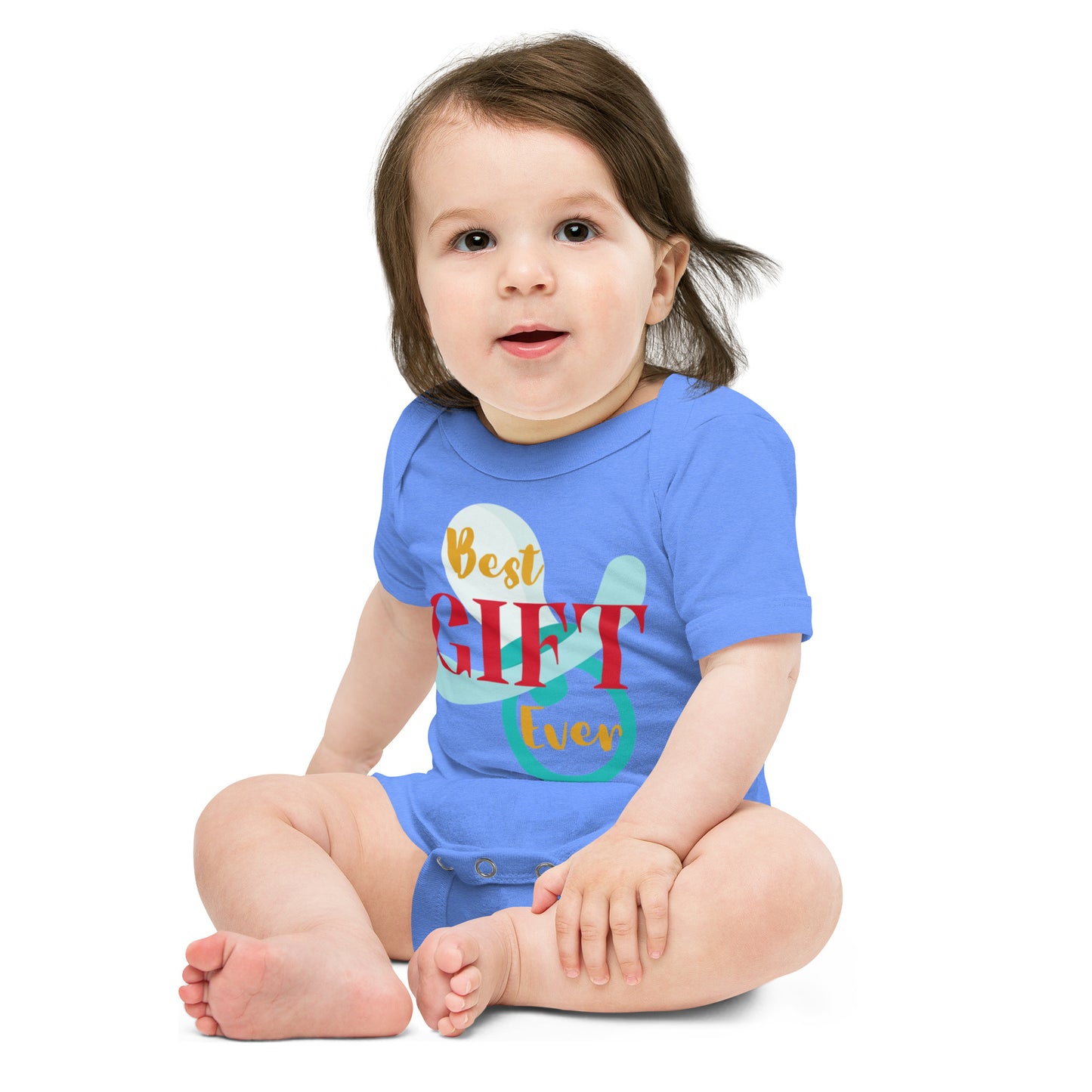 Best Gift Ever Baby short sleeve Bodysuit Dummy