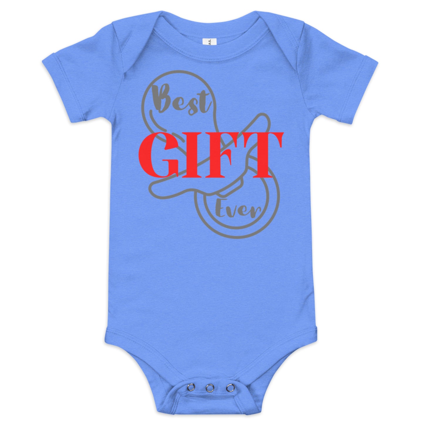 Best Gift Ever Baby short sleeve one piece Pacifier