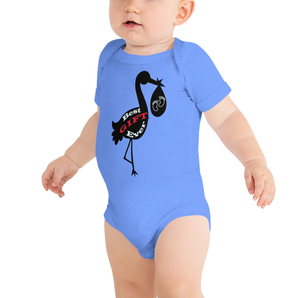 Best Gift Ever Stork with Baby bodysuit