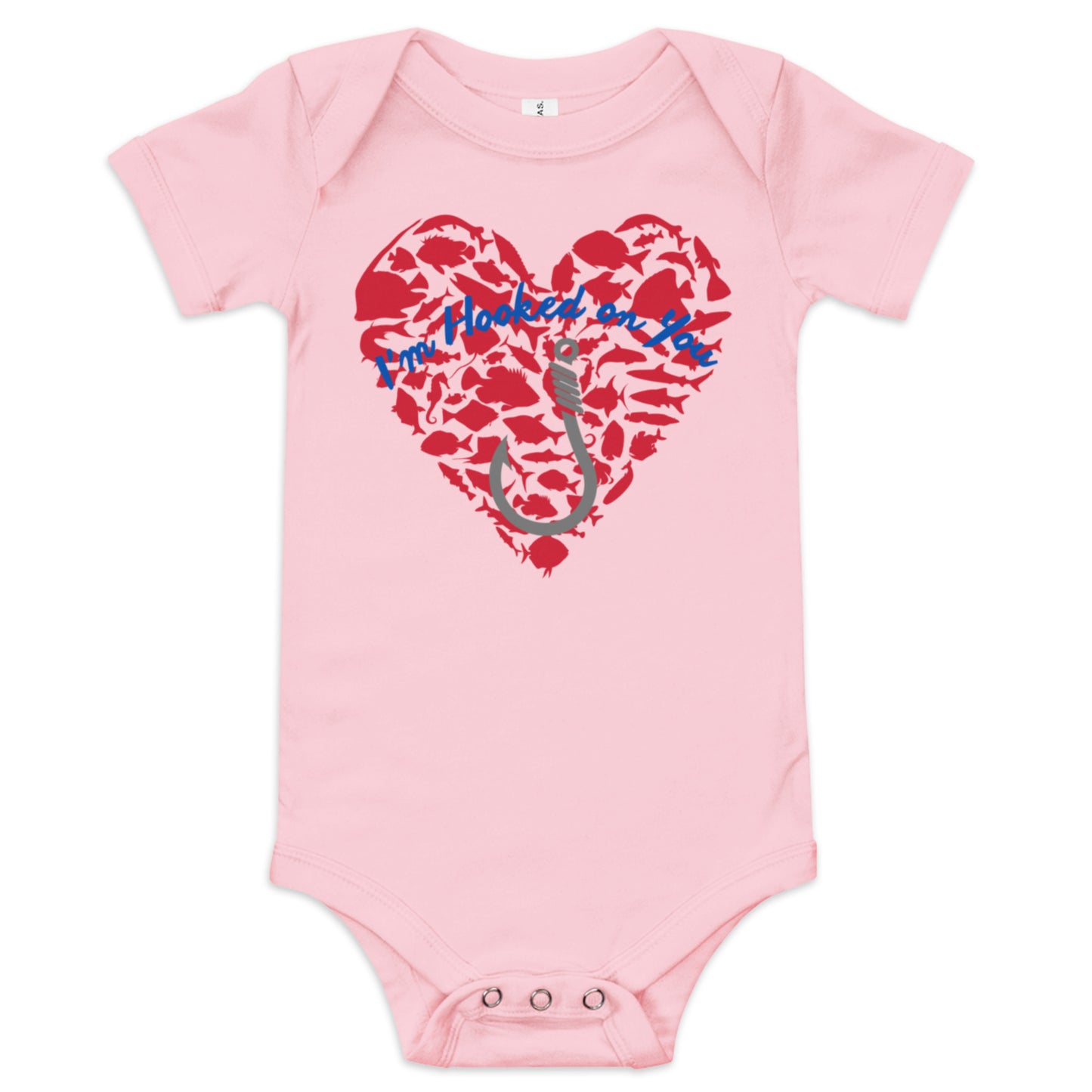 Fishing Lover Baby short sleeve Bodysuit