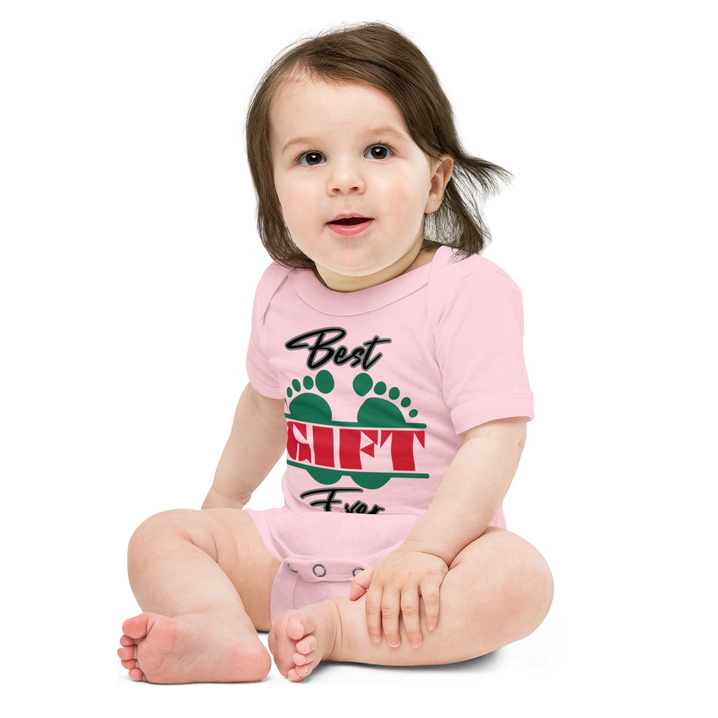 Best Gift Ever Baby Foot Baby Cotton short sleeve bodysuit