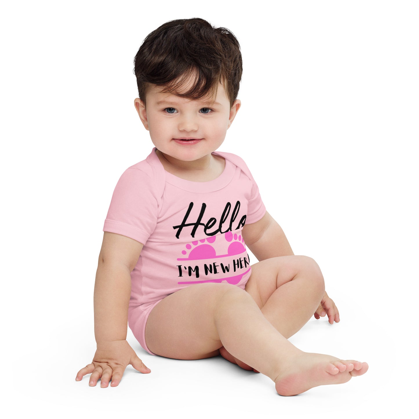 Best Gift Ever, I'm New Here, Baby short sleeve bodysuit