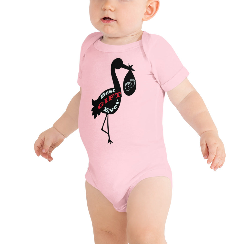 Best Gift Ever Stork with Baby bodysuit
