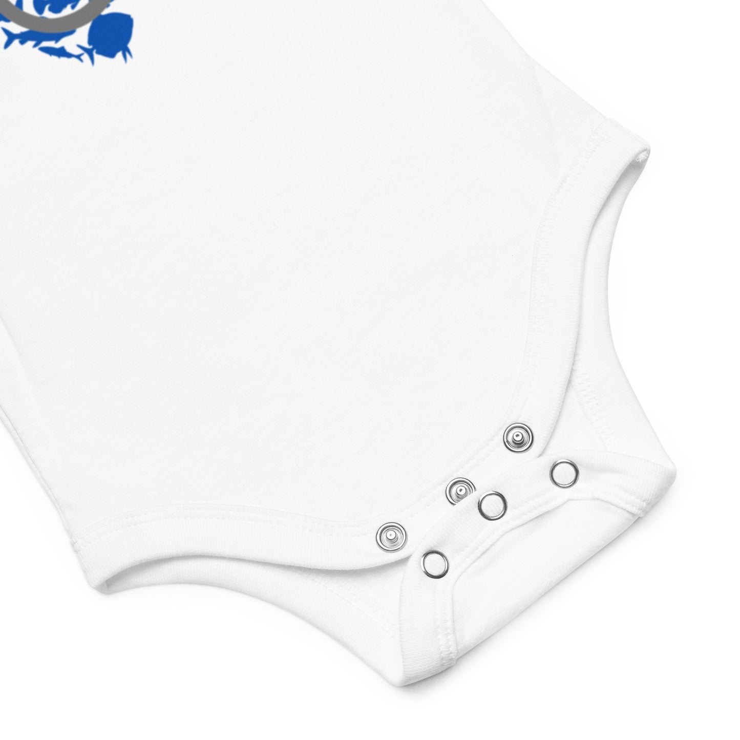 Fishing Lover Blue Baby short sleeve Bodysuit