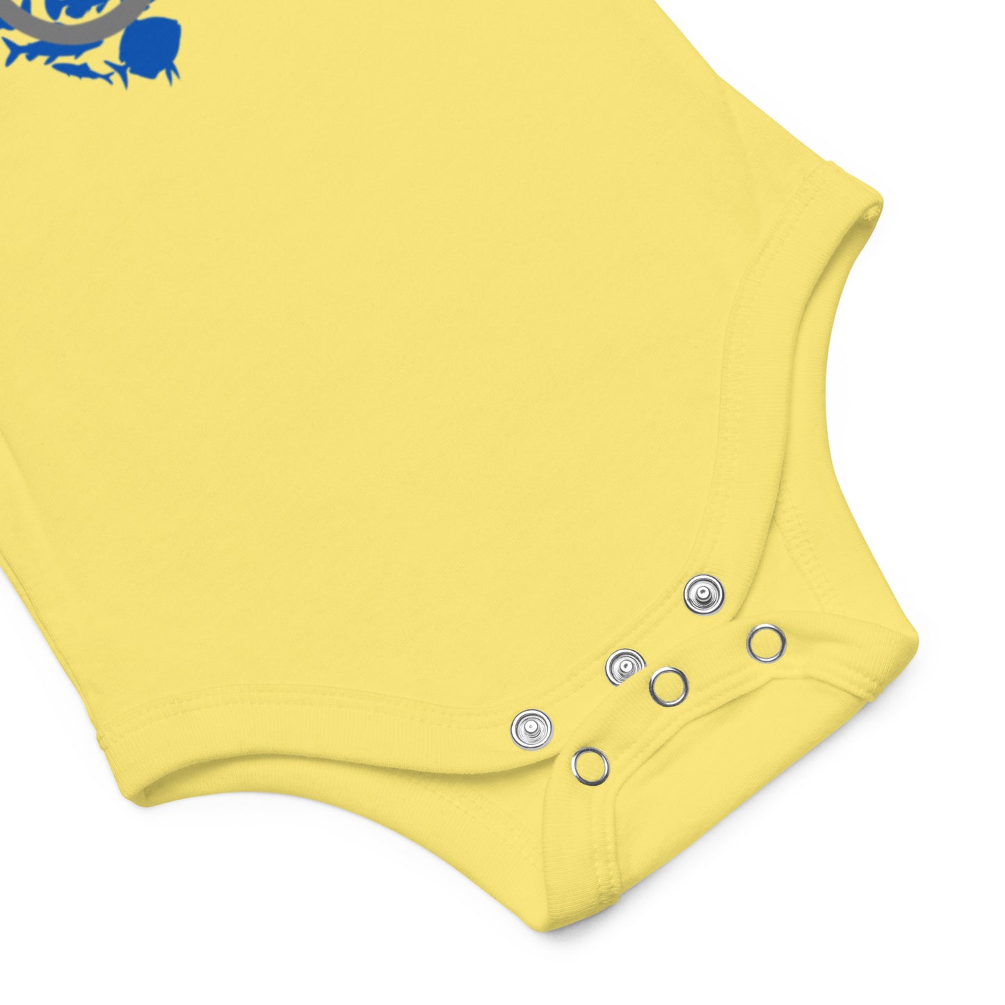 Fishing Lover Blue Baby short sleeve Bodysuit