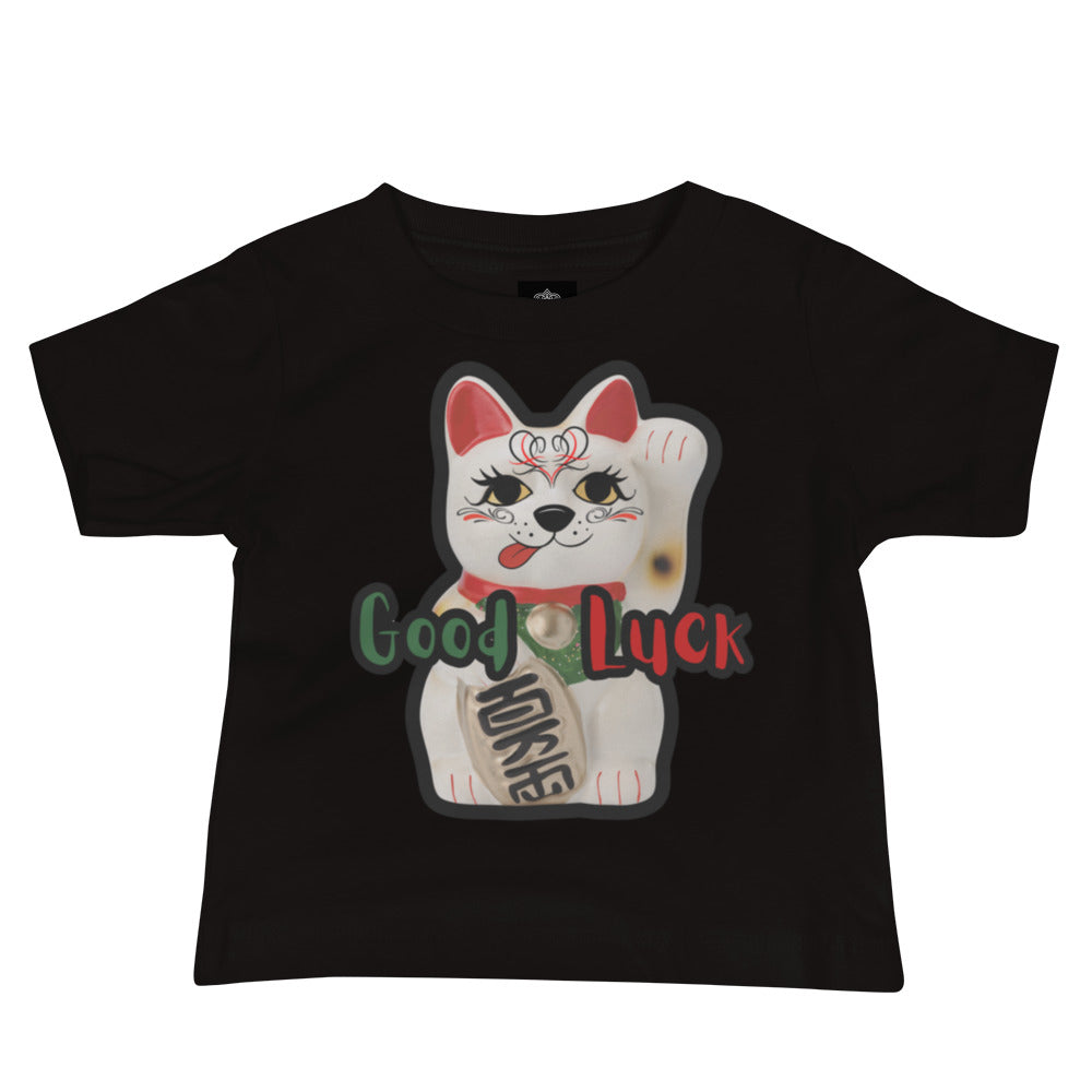 Best Gift Ever, Lucky Cat, Manekineko, Baby Jersey Short Sleeve Tee