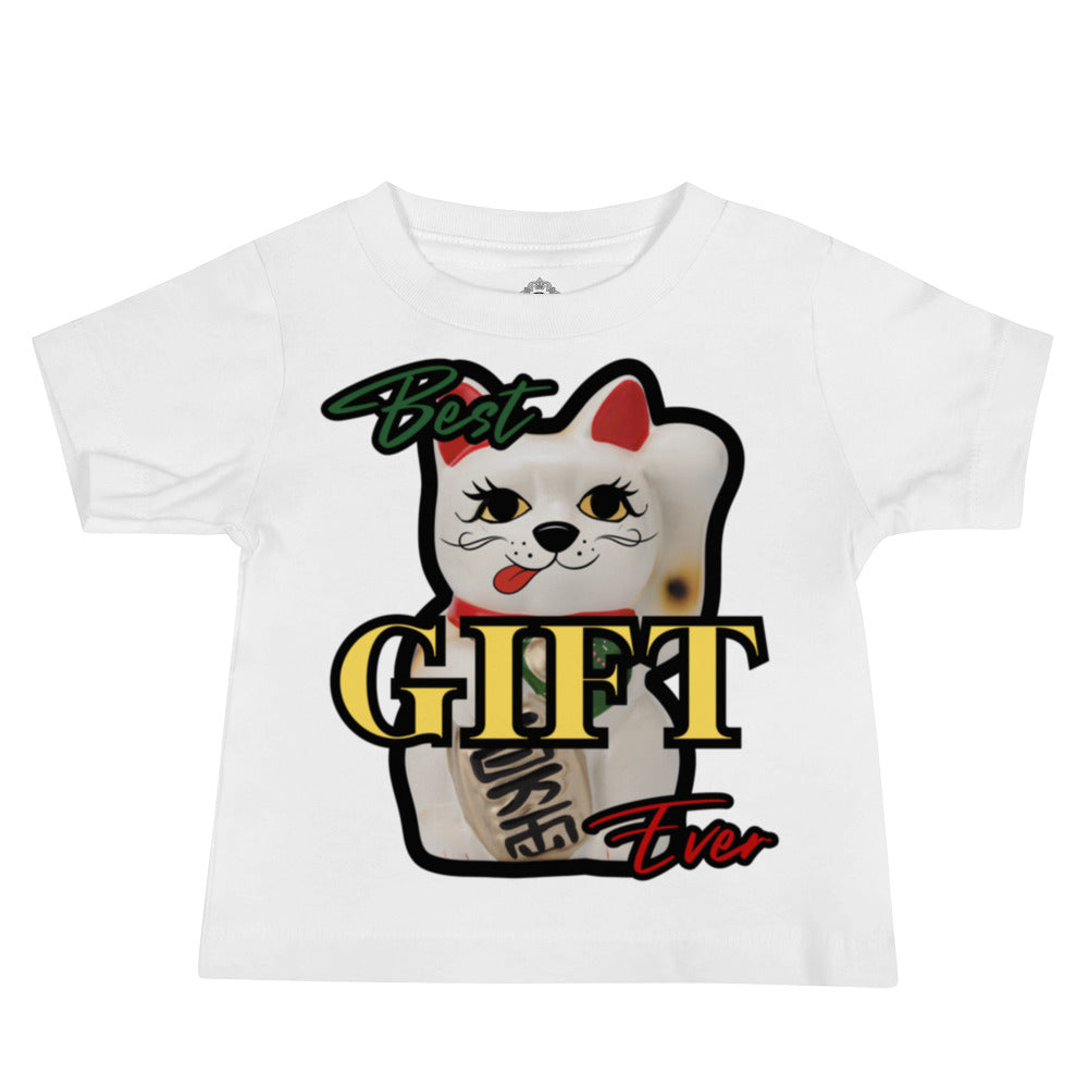 Best Gift Ever, Good Luck, Manekineko, Baby Jersey Short Sleeve Tee