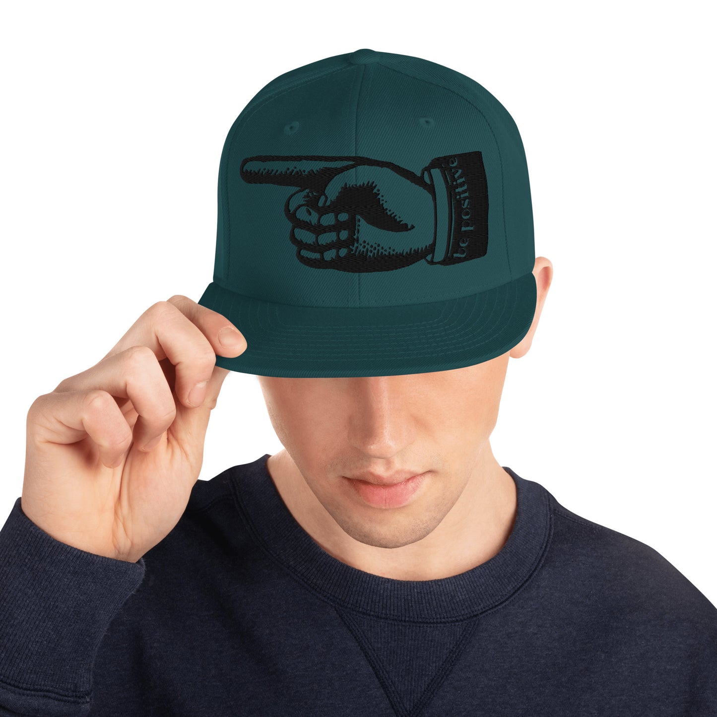 be positive, California Snapback Hat