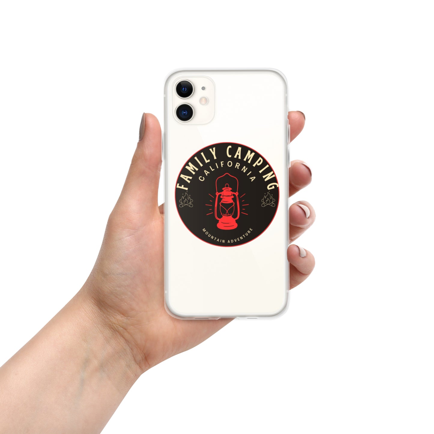 Camping Clear Case for iPhone®