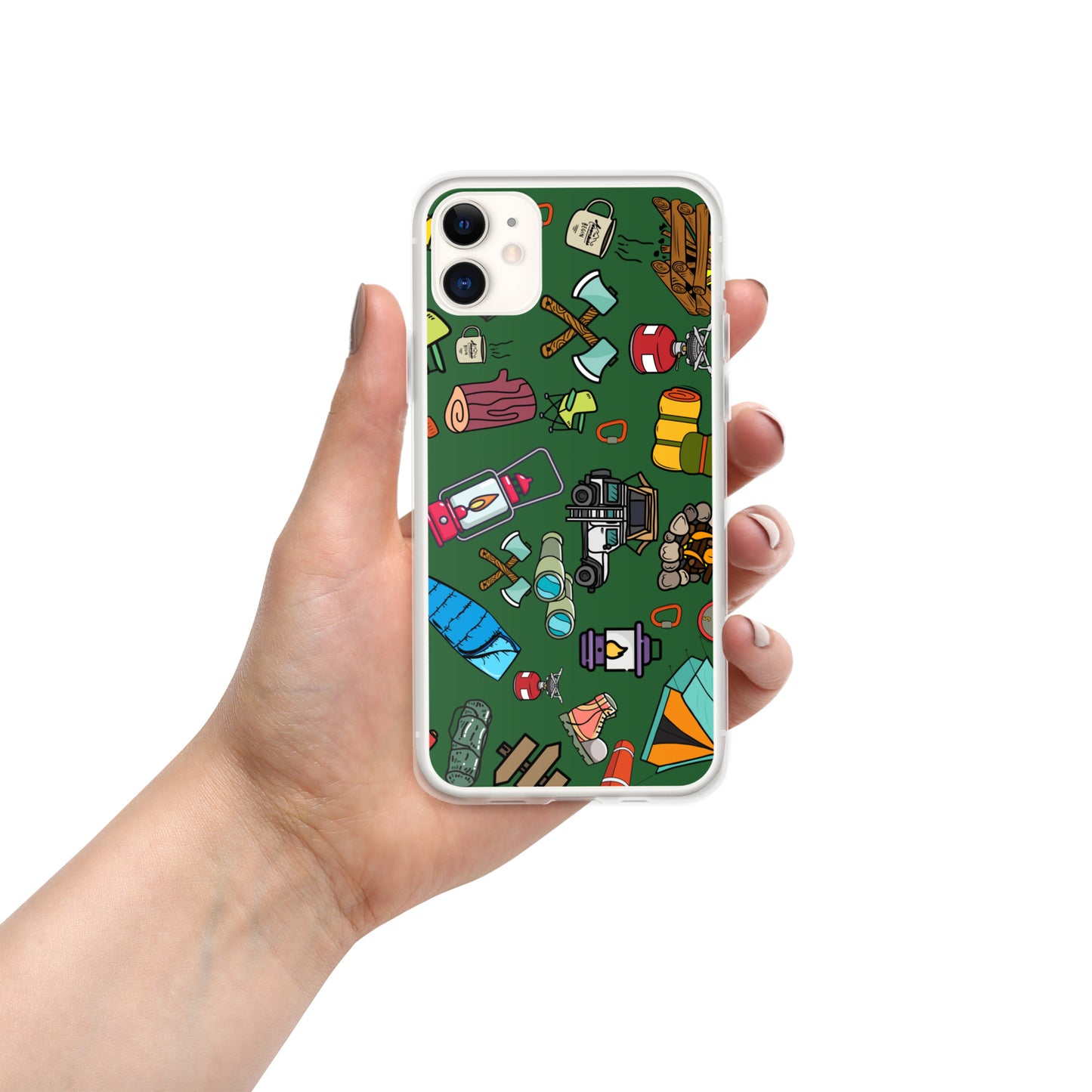 Camping Clear Case for iPhone®