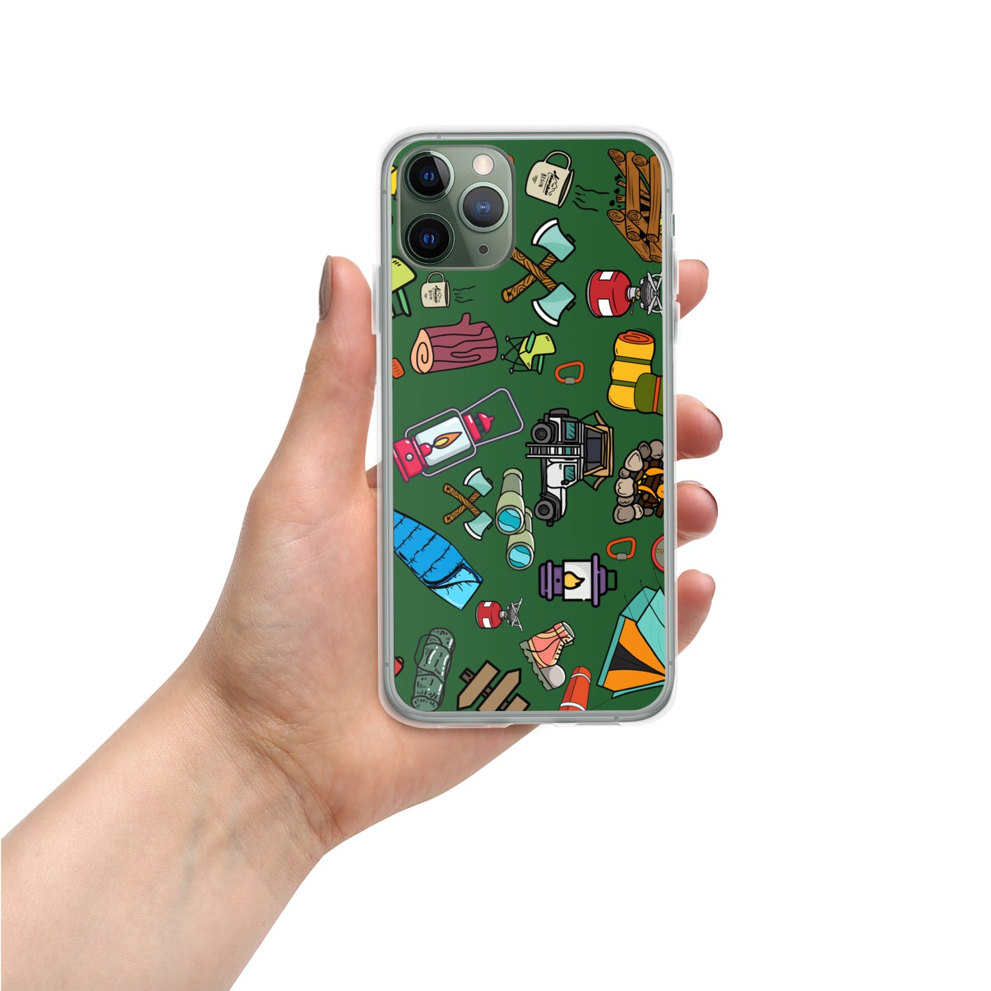 Camping Clear Case for iPhone®