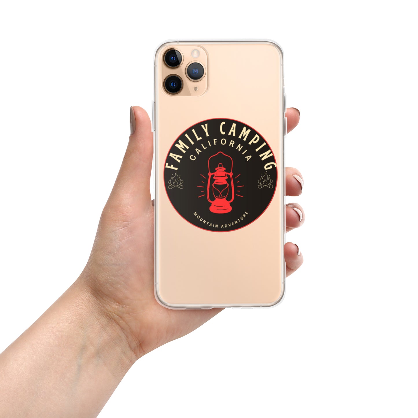 Camping Clear Case for iPhone®