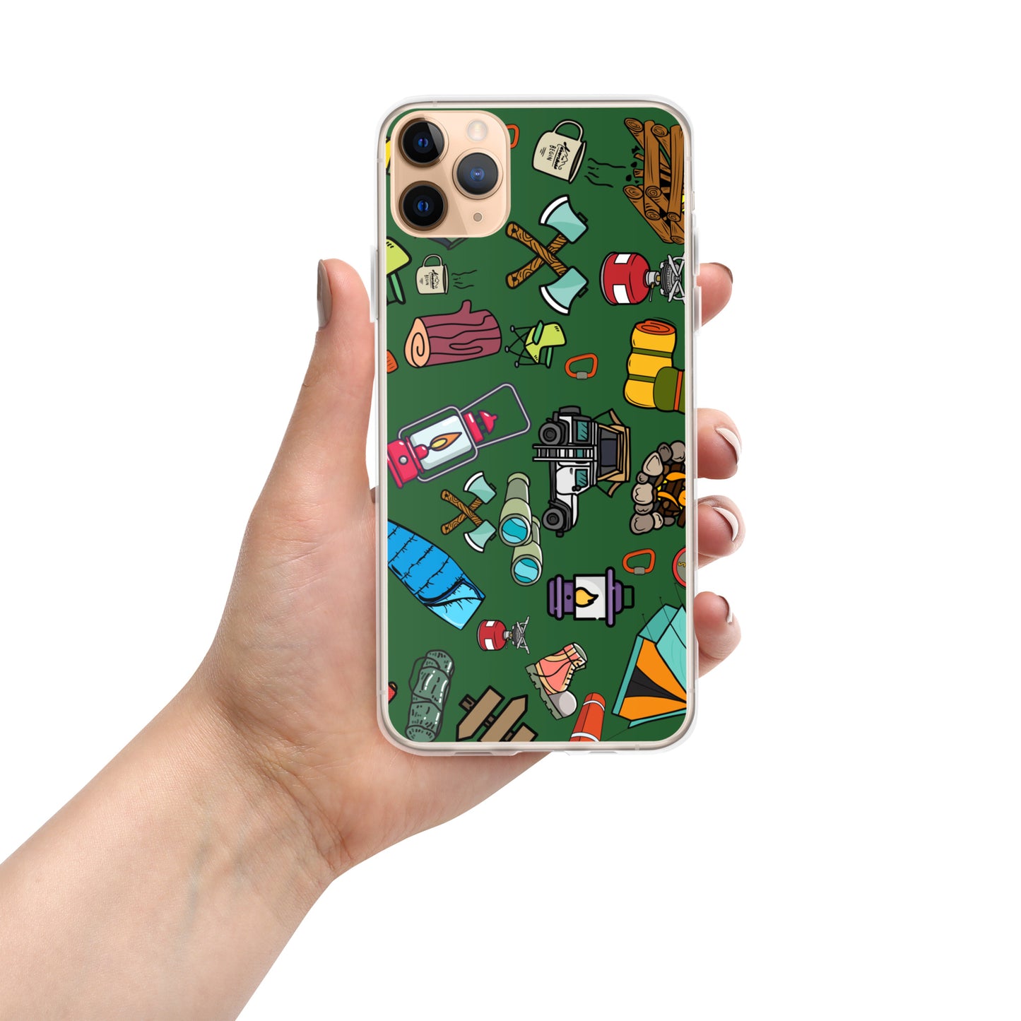Camping Clear Case for iPhone®