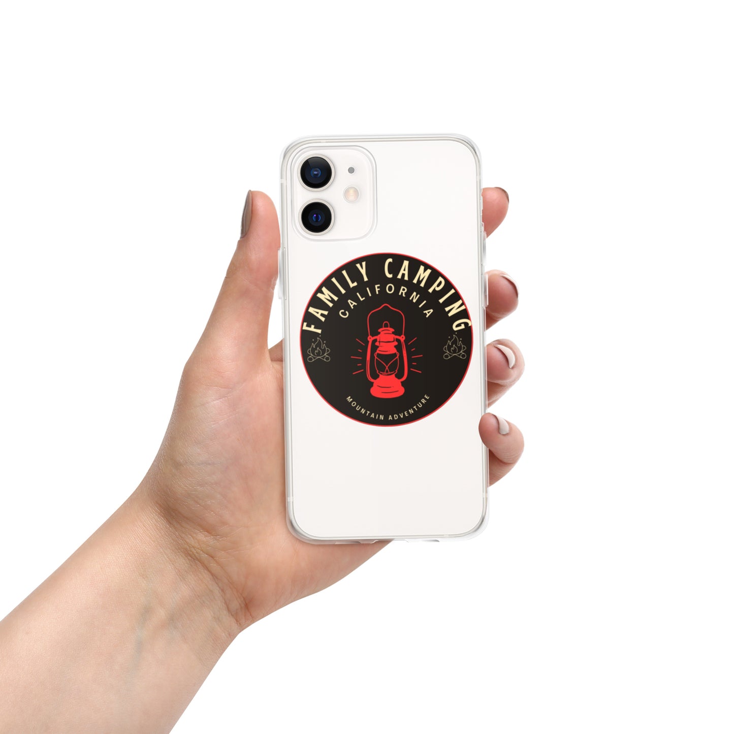 Camping Clear Case for iPhone®