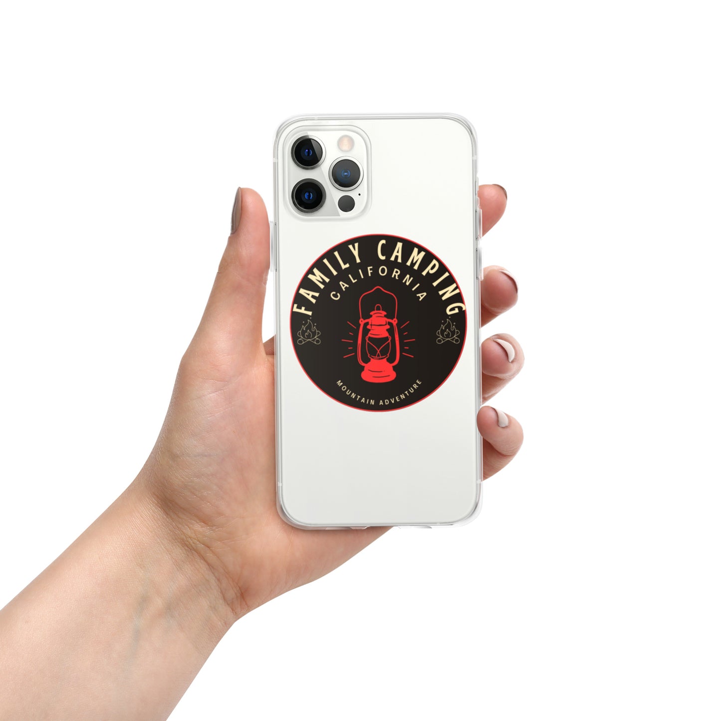 Camping Clear Case for iPhone®